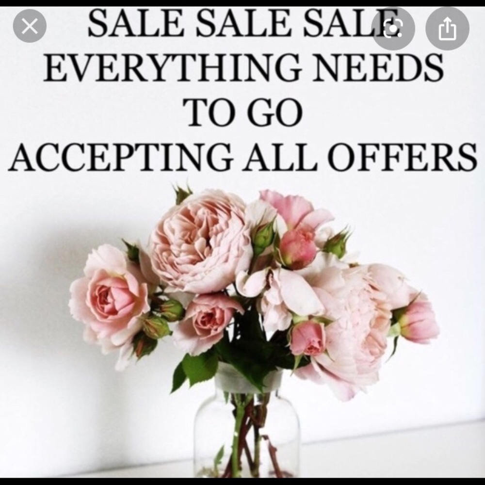Accepting all reasonable offers!